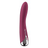 Вибратор для точки Satisfyer G Spinning Vibe 1 с ротацией, красный, 17.5 х 3.5 см фото №1 — секс игрушки: Украина, NO TABOO