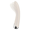 Вибратор для точки G Satisfyer Spinning Vibe 1 с ротацией, бежевый, 17.5 х 3.5 см фото №5 — секс игрушки: Украина, NO TABOO