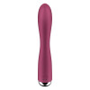 Вибратор-кролик Satisfyer Spinning Rabbit 1 для точки G и клитора, красный, 20 х 3.5 см фото №7 — секс игрушки: Украина, NO TABOO