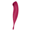 Вибратор с волновой стимуляцией Satisfyer Twirling Pro с приложением, красный, 20.5 х 3.7 см фото №3 — секс игрушки: Украина, NO TABOO