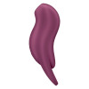 Вакуумный стимулятор клитора Satisfyer Pocket Pro 1 с вибрацией, бордовый, 14 х 3.6 см фото №3 — секс игрушки: Украина, NO TABOO