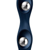 Фаллоимитатор Satisfyer Double Ball-R на присоске, синий, 17.9 х 3.8 см фото №4 — секс игрушки: Украина, NO TABOO