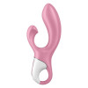 Вібратор-кролик Satisfyer Air Pump Bunny 2 рожевий, 20 х 4 см фото №1 — секс іграшки: Україна, NO TABOO