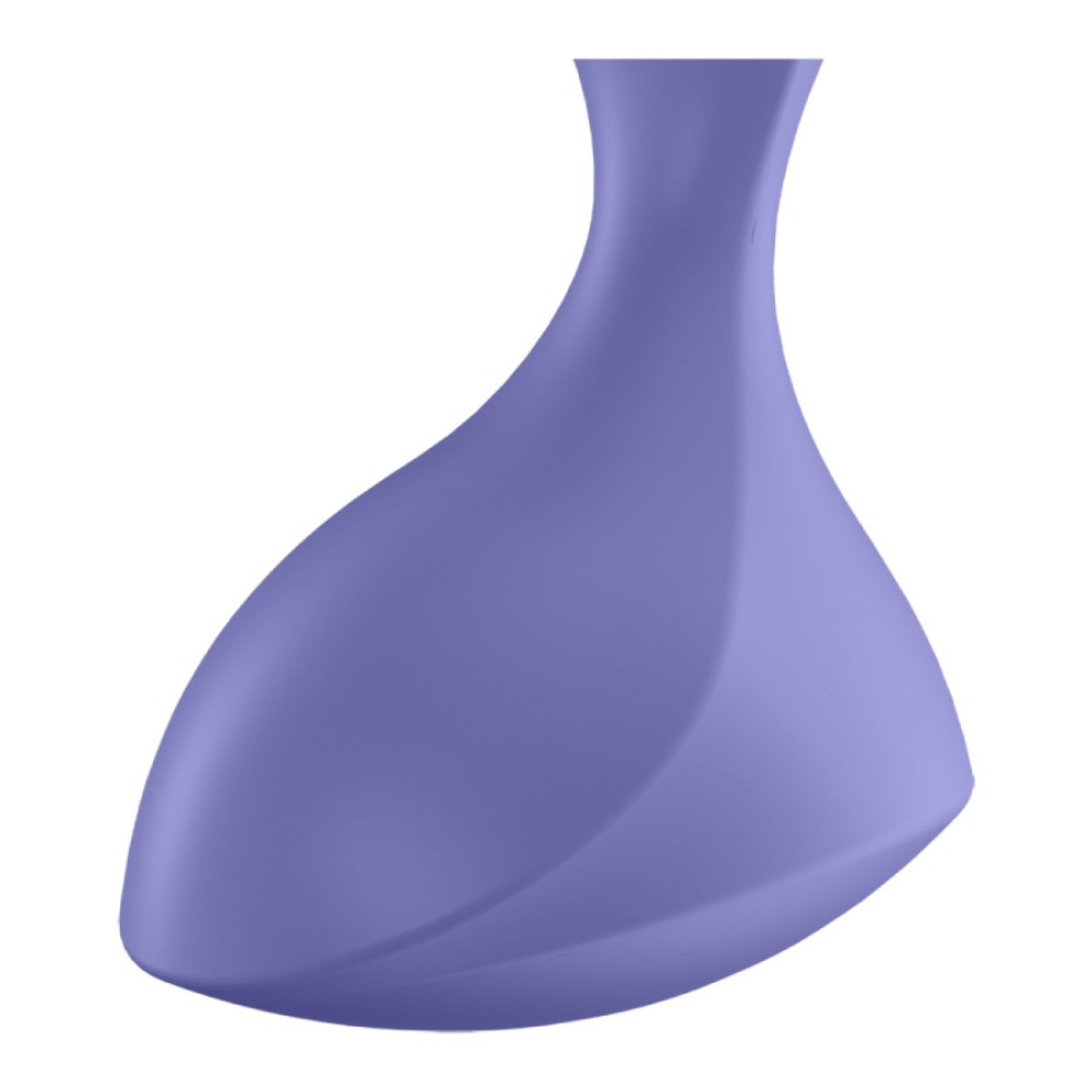 Анальный вибратор Satisfyer Sweet Seal с приложением, фиолетовый, 7 х 3.5 см фото №4 — секс игрушки: Украина, NO TABOO