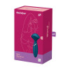 Вибромассажер Satisfyer Mini Wand-er компактный, голубой, 5.8 х 6.3 см фото №2 — секс игрушки: Украина, NO TABOO