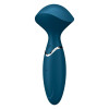 Вибромассажер Satisfyer Mini Wand-er компактный, голубой, 5.8 х 6.3 см фото №1 — секс игрушки: Украина, NO TABOO