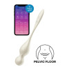 Вагинальные виброшарики Satisfyer Love Birds 1 с приложением, белые, 22 х 3.2 см фото №1 — секс игрушки: Украина, NO TABOO