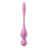 Вагинальные виброшарики Satisfyer Love Birds 1 с приложением, розовые, 22 х 3.2 см фото №4 — секс игрушки: Украина, NO TABOO
