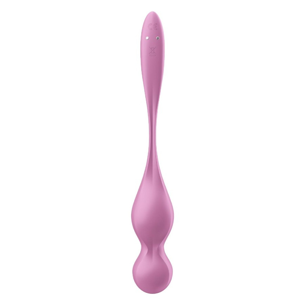 Вагинальные виброшарики Satisfyer Love Birds 1 с приложением, розовые, 22 х 3.2 см фото №6 — секс игрушки: Украина, NO TABOO