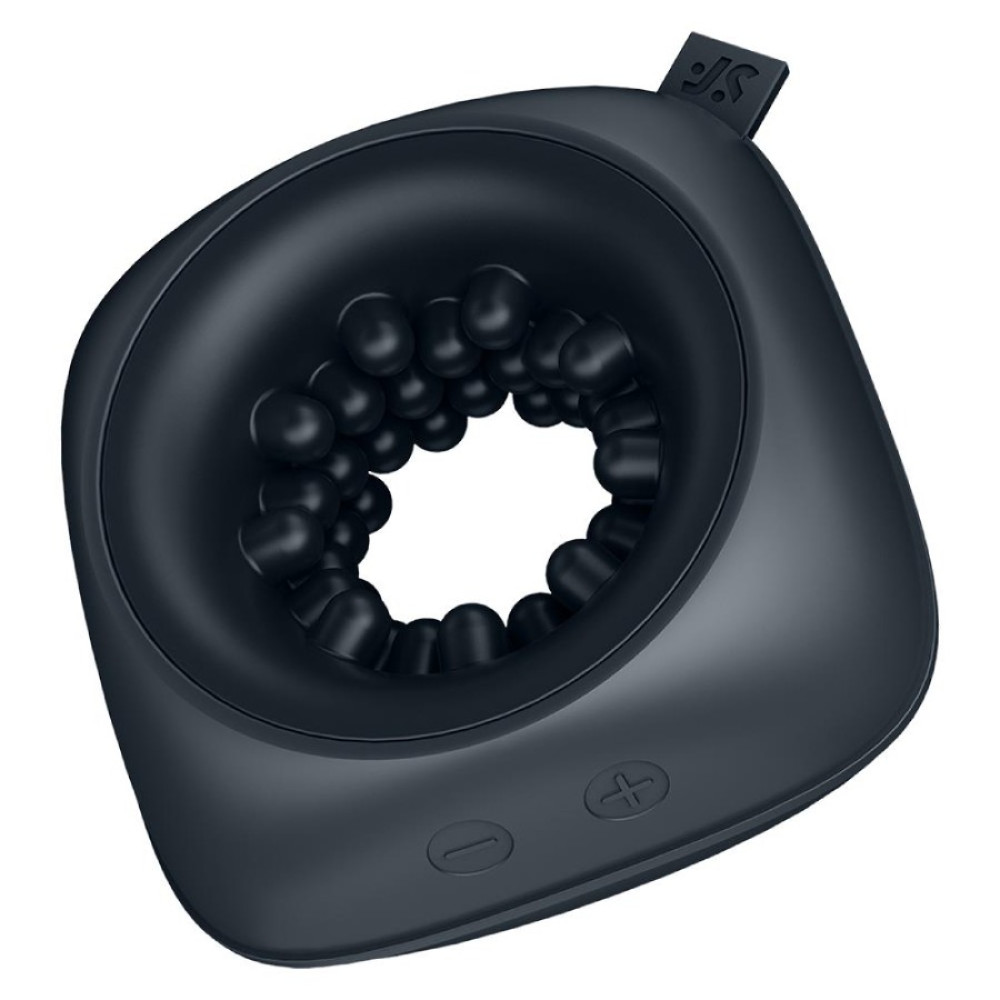 Мастурбатор-кольцо Satisfyer Ring Stroker с вибрацией, чёрный, 9.1 х 9.1 см фото №0 — секс игрушки: Украина, NO TABOO
