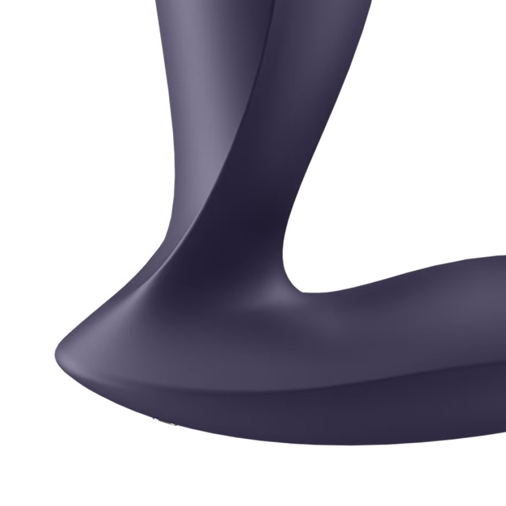 Анальный вибратор Satisfyer Power Plug с приложением, фиолетовый, 11.3 х 5 см фото №4 — секс игрушки: Украина, NO TABOO