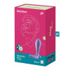Анальный вибратор Satisfyer Intensity Plug с приложением, фиолетовый, 11.3 х 5 см фото №2 — секс игрушки: Украина, NO TABOO