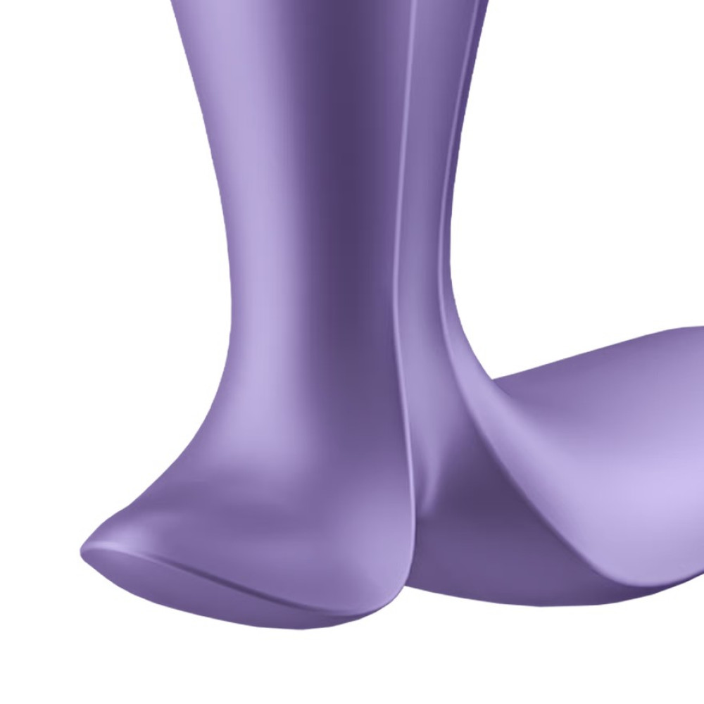 Анальный вибратор Satisfyer Intensity Plug с приложением, фиолетовый, 11.3 х 5 см фото №4 — секс игрушки: Украина, NO TABOO