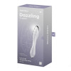 Стеклянный фаллоимитатор Satisfyer Dazzling Crystal 1 термореактивный, прозрачный, 18.2 х 3.6 см фото №2 — секс игрушки: Украина, NO TABOO