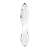 Стеклянный фаллоимитатор Satisfyer Dazzling Crystal 1 термореактивный, прозрачный, 18.2 х 3.6 см фото №3 — секс игрушки: Украина, NO TABOO