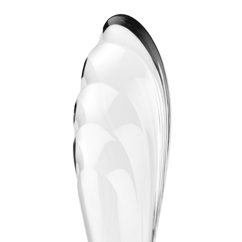 Стеклянный фаллоимитатор Satisfyer Dazzling Crystal 1 термореактивный, прозрачный, 18.2 х 3.6 см фото №4 — секс игрушки: Украина, NO TABOO