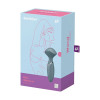 Вибромассажер Satisfyer Mini Wand-er компактный, серый, 5.8 х 6.3 см фото №2 — секс игрушки: Украина, NO TABOO
