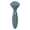 Вибромассажер Satisfyer Mini Wand-er компактный, серый, 5.8 х 6.3 см фото №4 — секс игрушки: Украина, NO TABOO