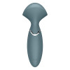 Вибромассажер Satisfyer Mini Wand-er компактный, серый, 5.8 х 6.3 см фото №5 — секс игрушки: Украина, NO TABOO