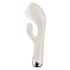 Вибратор-кролик Satisfyer Spinning Rabbit 1 для точки G и клитора, белый, 20 х 3.5 см фото №5 — секс игрушки: Украина, NO TABOO