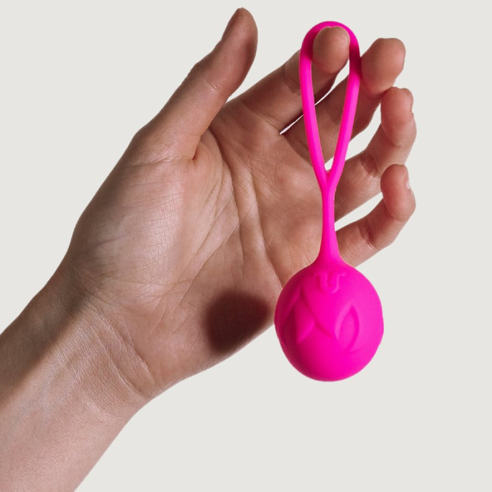 Вагинальный шарик Adrien Lastic Geisha Ball Mia розовый, 12 х 3.6 см фото №3 — секс игрушки: Украина, NO TABOO