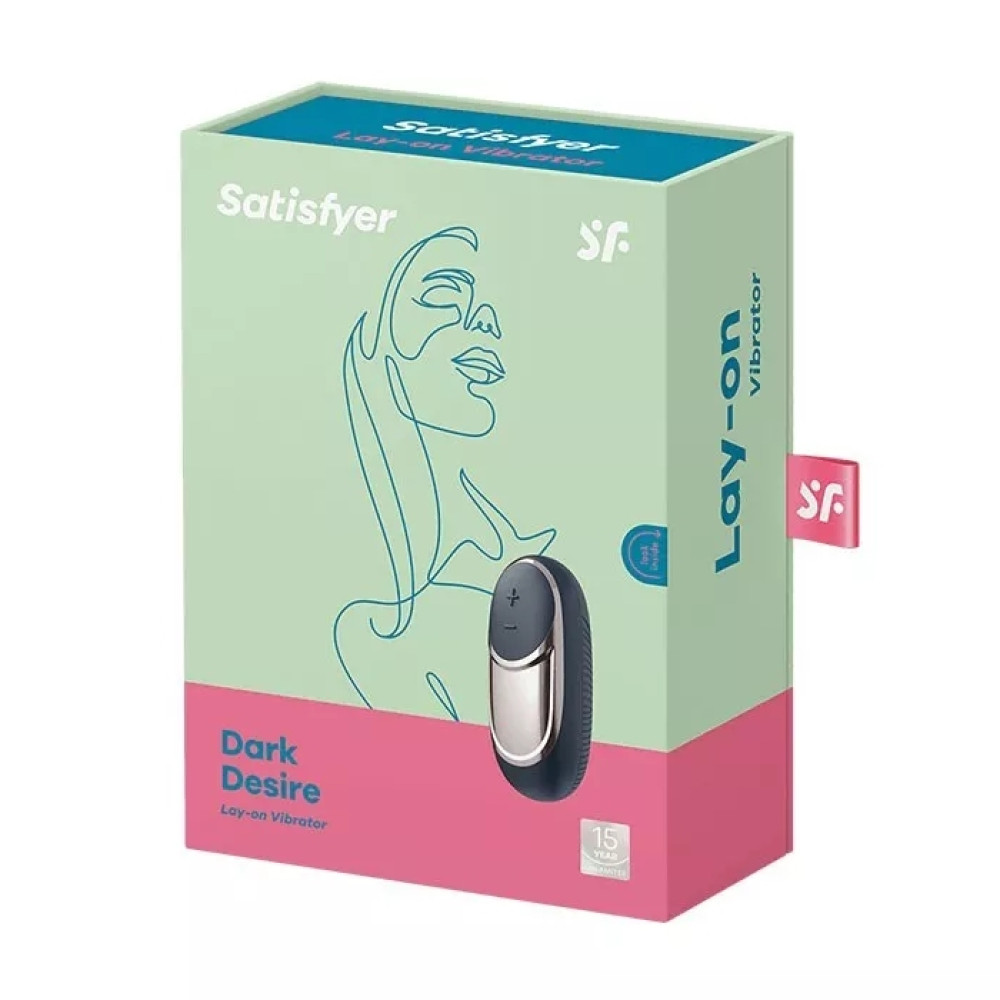 Мини-вибратор Satisfyer Dark Desire черный, 9.6 х 5 см фото №2 — секс игрушки: Украина, NO TABOO