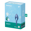 Эрекционное виброкольцо Satisfyer Bullseye с приложением, синее, 14.1 х 5.3 см фото №2 — секс игрушки: Украина, NO TABOO