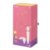 Вибратор-микрофон Satisfyer Double Wand-er с приложением, белый, 27 х 5.5 см фото №2 — секс игрушки: Украина, NO TABOO