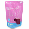 Вакуумный стимулятор клитора Satisfyer One Night Stand одноразовый, бордовый, 7.2 х 3.2 см фото №2 — секс игрушки: Украина, NO TABOO