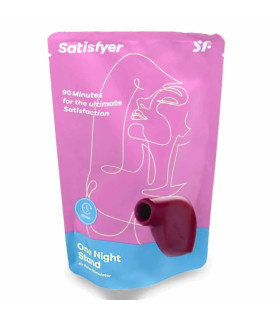 Вакуумный стимулятор клитора Satisfyer One Night Stand одноразовый, бордовый, 7.2 х 3.2 см - No Taboo