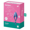Эрекционное вибро-кольцо Satisfyer с затяжкой, синее, 14.5 х 5.5 см фото №2 — секс игрушки: Украина, NO TABOO