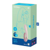 Двойной смарт вибратор с функцией нагрева Satisfyer Heat Wave Connect App Mauve фото №2 — секс игрушки: Украина, NO TABOO