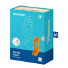 Вибратор на палец Satisfyer Candy Cane, оранжевый, 12 х 3,5 см фото №2 — секс игрушки: Украина, NO TABOO