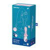 Анальный вибратор Satisfyer Air Pump Booty 5 с приложением и накачкой, розовый, 18.1 х 5.5 см фото №2 — секс игрушки: Украина, NO TABOO