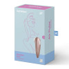 Вакуумный стимулятор Satisfyer Number One для клитора, золотой, 14.3 х 4.6 см фото №2 — секс игрушки: Украина, NO TABOO