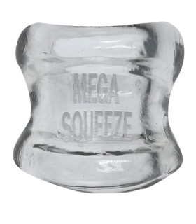 Насадка на мошонку Oxballs Mega Squeeze, прозрачная, 14 х 7.5 см - No Taboo