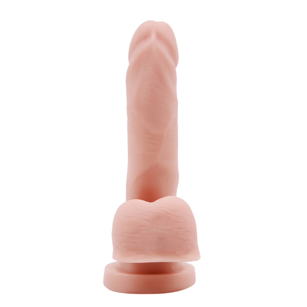 Фаллоимитатор реалистичный Dreamtoys Mr Dixx 5.7 на присоске, бежевый, 14 х 2.8 см фото №4 — секс игрушки: Украина, NO TABOO
