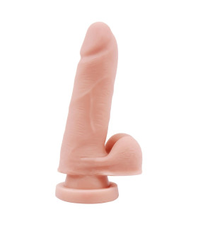 Фаллоимитатор реалистичный Dreamtoys Mr Dixx 5.7 на присоске, бежевый, 14 х 2.8 см - No Taboo