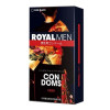 Презервативы ребристые OLO Royal Men Pure Black 10 шт, фото №1 — секс шоп Украина, NO TABOO