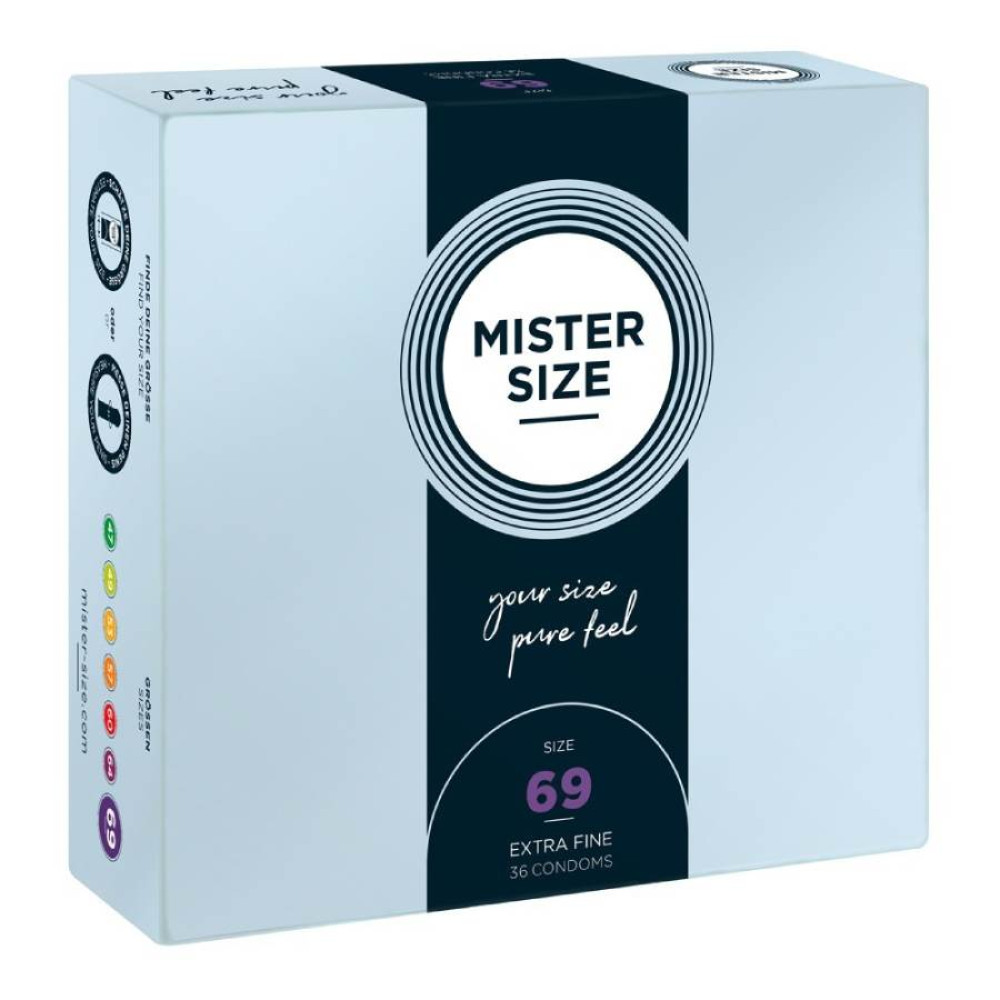 Презервативы латексные Mister Size Extra Large 69 мм, 36 шт, фото №0 — секс шоп Украина, NO TABOO