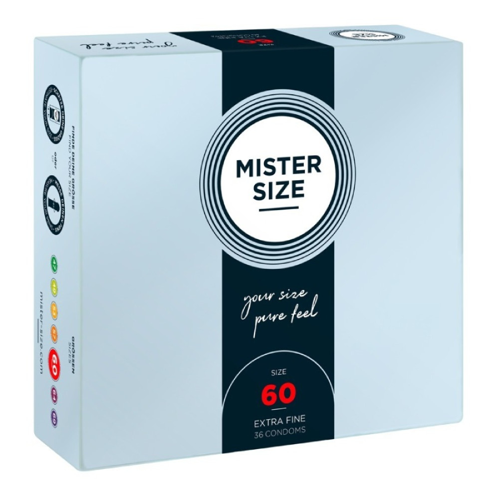 Презервативы латексные Mister Size Large 60 мм, 36 шт, фото №0 — секс шоп Украина, NO TABOO