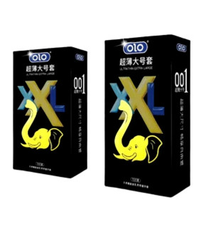 Презервативи ультра тонкі OLO з гіалороновою кислотою XXL, 10шт/уп - No Taboo