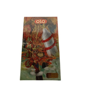 Презерватив з вусиками OLO Kirin Thorn з кулькою, 1 шт - No Taboo