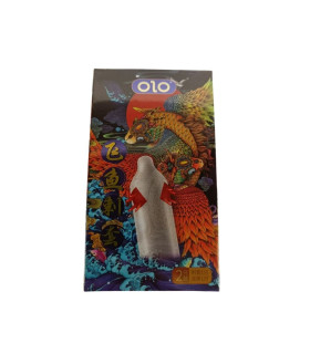 Презерватив з вусиками Olo FLYING KOI з кулькою, 1 шт - No Taboo