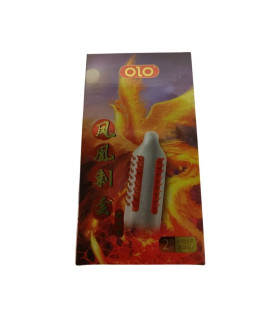 Презерватив з вусиками OLO Phoenix Spiny з кулькою, 1 шт - No Taboo