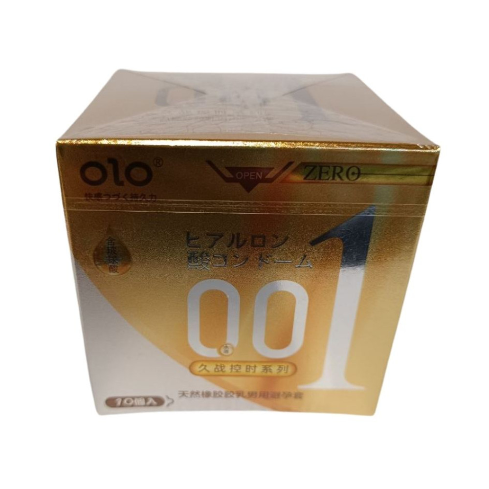 Презервативы с большими пупырышками OLO 0.01 мм Zero с гиалуроновой кислотой, 10шт/уп, фото №4 — секс шоп Украина, NO TABOO