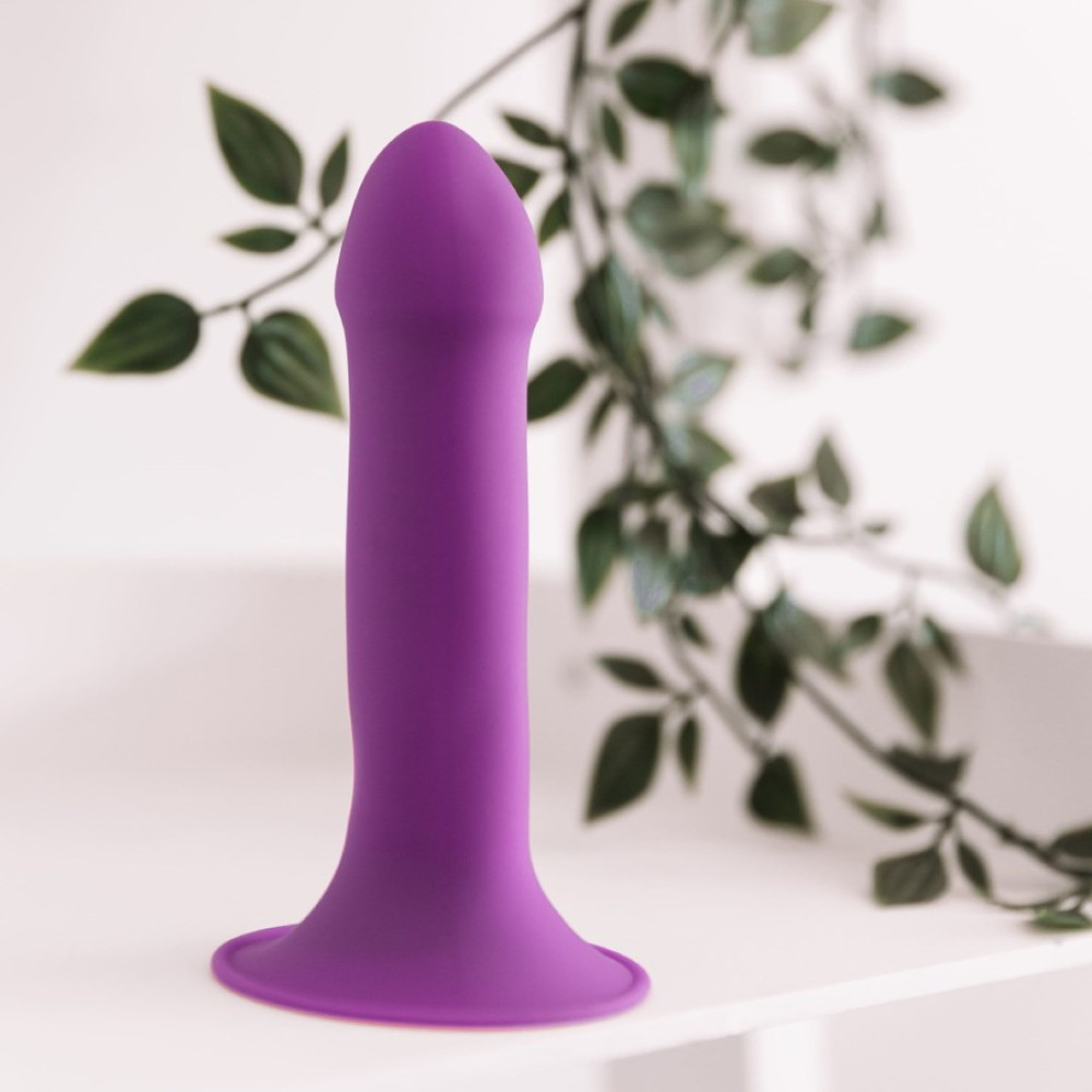 Фаллоимитатор Adrien Lastic Hitsens 6 термореактивный, фиолетовый, 13.5 х 3.3 см фото №4 — секс игрушки: Украина, NO TABOO