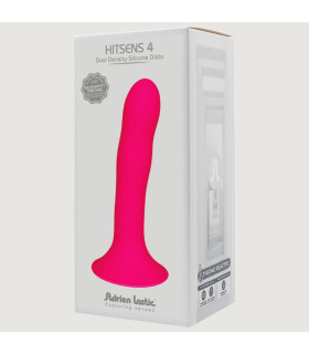 Фалоімітатор Adrien Lastic Hitsens 4 термореактивний, рожевий, 17.8 х 3.7 см - No Taboo