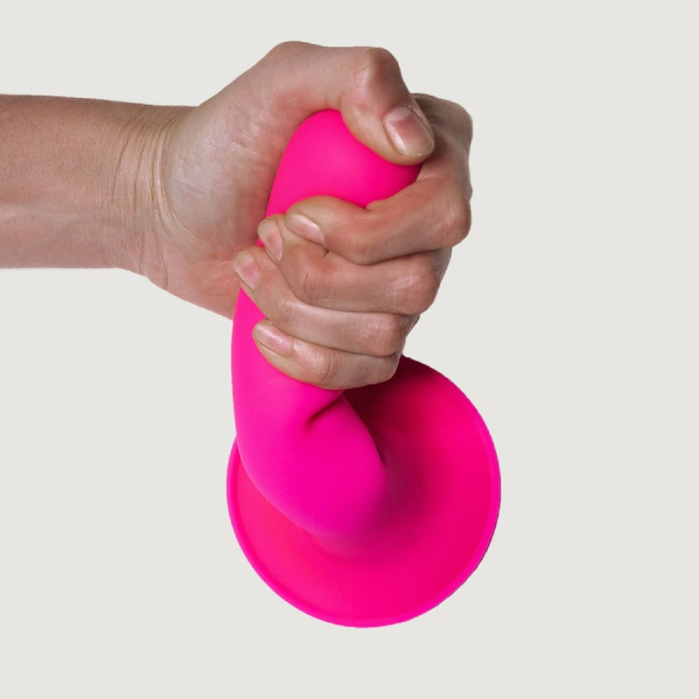 Фаллоимитатор Adrien Lastic Hitsens 4 термореактивный, розовый, 17.8 х 3.7 см фото №4 — секс игрушки: Украина, NO TABOO