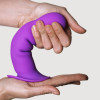 Фаллоимитатор Adrien Lastic Hitsens 3 термореактивный, фиолетовый, 18.2 х 4.2 см фото №2 — секс игрушки: Украина, NO TABOO